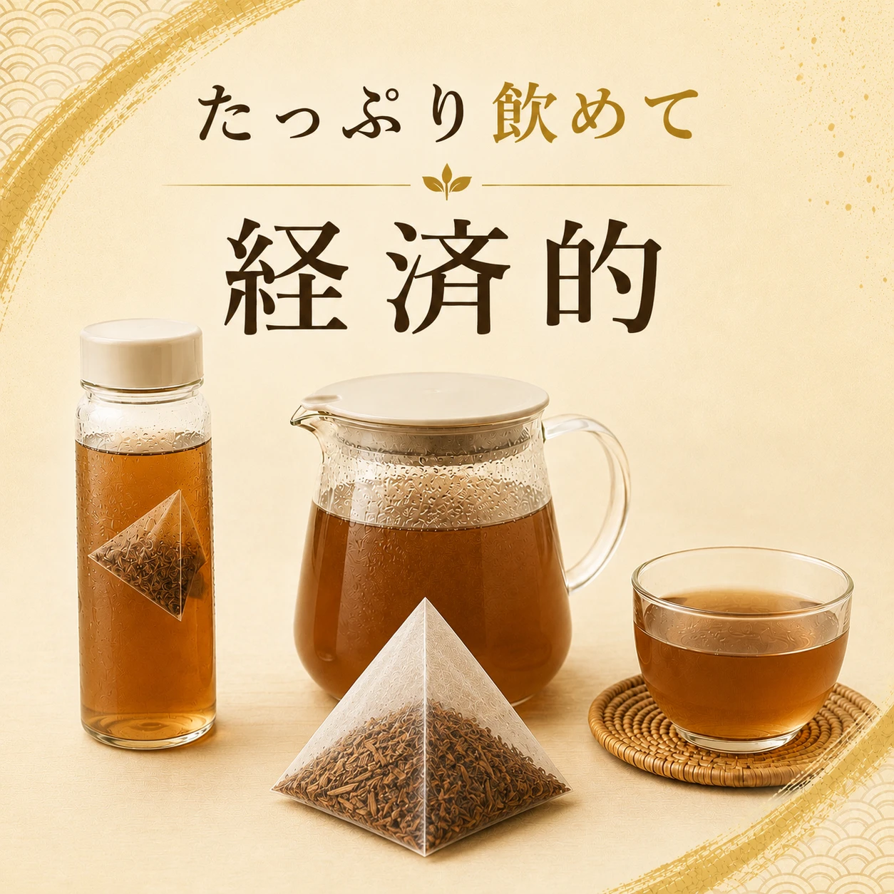 たっぷり飲める50個入