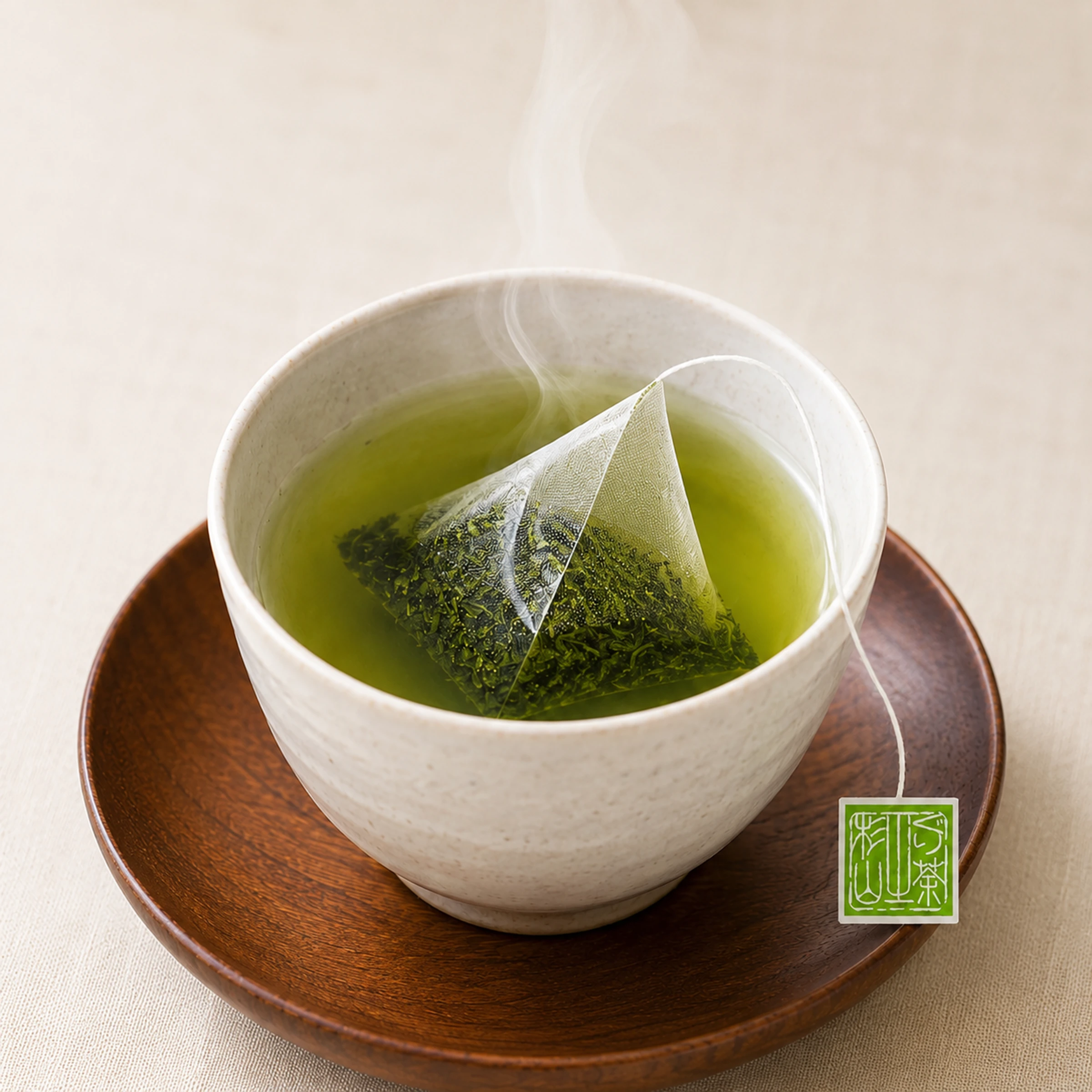 ぐり茶 上級一番茶【碧豊】ティーバッグ ホットでの淹れ方