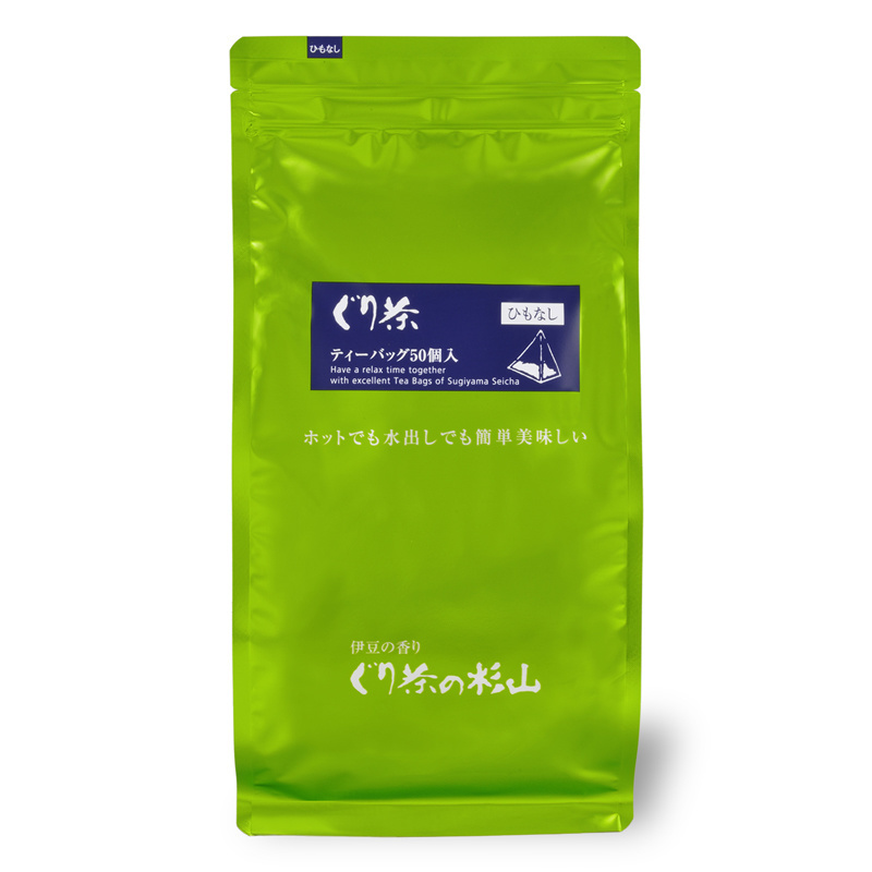 ぐり茶　ティーバッグ　ひもなし　50個入り