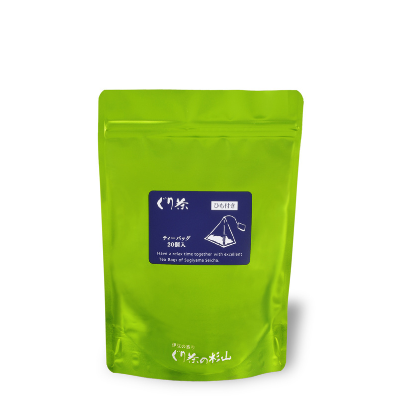 ぐり茶　ティーバッグ　ひも付き　20個入り